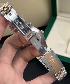 Rolex DateJust Best Replica Watches Chocolate Dial Gold Wrapped 18K GM Factory 41mm (2)