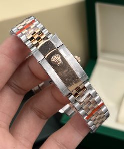 Rolex DateJust Best Replica Watches Chocolate Dial Gold Wrapped 18K GM Factory 41mm (2)