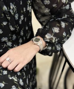 Rolex DateJust Bezel Diamond Moissanite Replica Watch Womens 28mm (2)