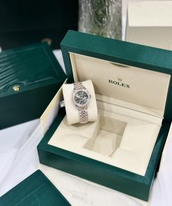 Rolex DateJust Bezel Diamond Moissanite Replica Watch Womens 28mm (2)