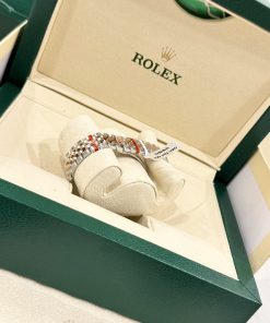 Rolex DateJust Bezel Diamond Moissanite Replica Watch Womens Dial Pink 28mm (2)