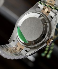 Rolex DateJust Bezel Diamonds Best Replica Demi Rose Gold 31mm (1)