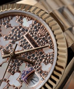Rolex DateJust Butterfly Dial Best Replica Watch Rose Gold Women 31mm (3)