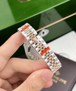 Rolex DateJust Chocolate Dial Diamonds Bezel Replica Women's 31mm (2)