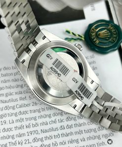 Rolex DateJust Custom Moissanite Diamonds Replica Watches Blue Dial 41mm (1)