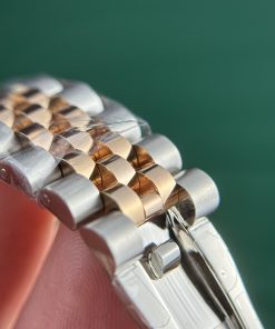 Rolex DateJust Gold Wrapped Chocolate Dial GM Factory Best Replica (7)