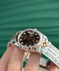 Rolex DateJust Gold Wrapped Chocolate Dial GM Factory V5 36mm