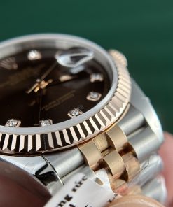 Rolex DateJust Gold Wrapped Chocolate Dial GM Factory V5 36mm
