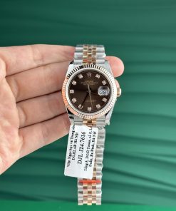 Rolex DateJust Gold Wrapped Chocolate Dial GM Factory V5 36mm