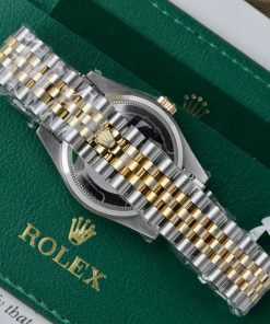 Rolex DateJust Gold Wrapped Customs Bezel Moissanite GM Factory 31mm (1)