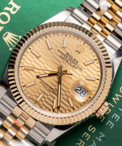Rolex DateJust Gold Wrapped Fluted Dial GM Factory 36mm