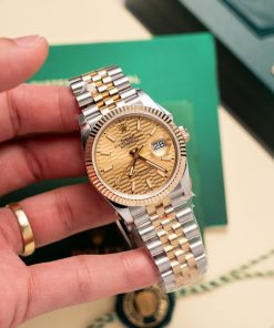Rolex DateJust Gold Wrapped Fluted Dial GM Factory 36mm