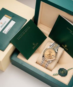 Rolex DateJust Gold Wrapped Fluted Dial GM Factory 36mm