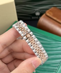 Rolex DateJust Gold Wrapped Sundust Pink Dial GM Factory 31mm (1)