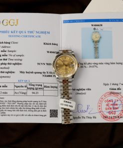 Rolex DateJust Gold Wrapped Yellow Champagne Dial GM Factory (2)