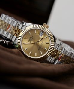 Rolex DateJust Gold Wrapped Yellow Champagne Dial GM Factory (2)
