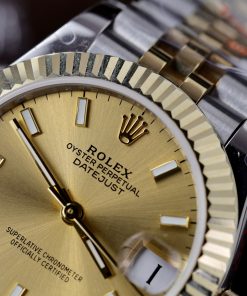 Rolex DateJust Gold Wrapped Yellow Champagne Dial GM Factory (2)