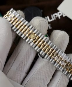 Rolex DateJust Gold Wrapped Yellow Champagne Dial GM Factory (2)