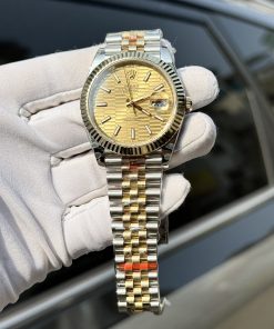 Rolex DateJust Gold Wrapped Yellow Fluted Dial GM Factory 41mm (6)