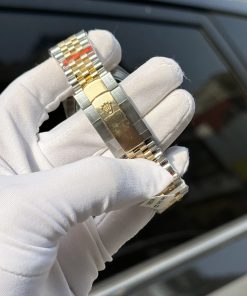 Rolex DateJust Gold Wrapped Yellow Fluted Dial GM Factory 41mm (6)