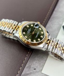Rolex DateJust Green Dial Best Replica Watch Automatic Women 31mm (7)
