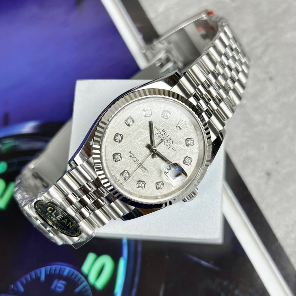 Rolex DateJust Meteorite Dial Best Replica Clean Factory 41mm