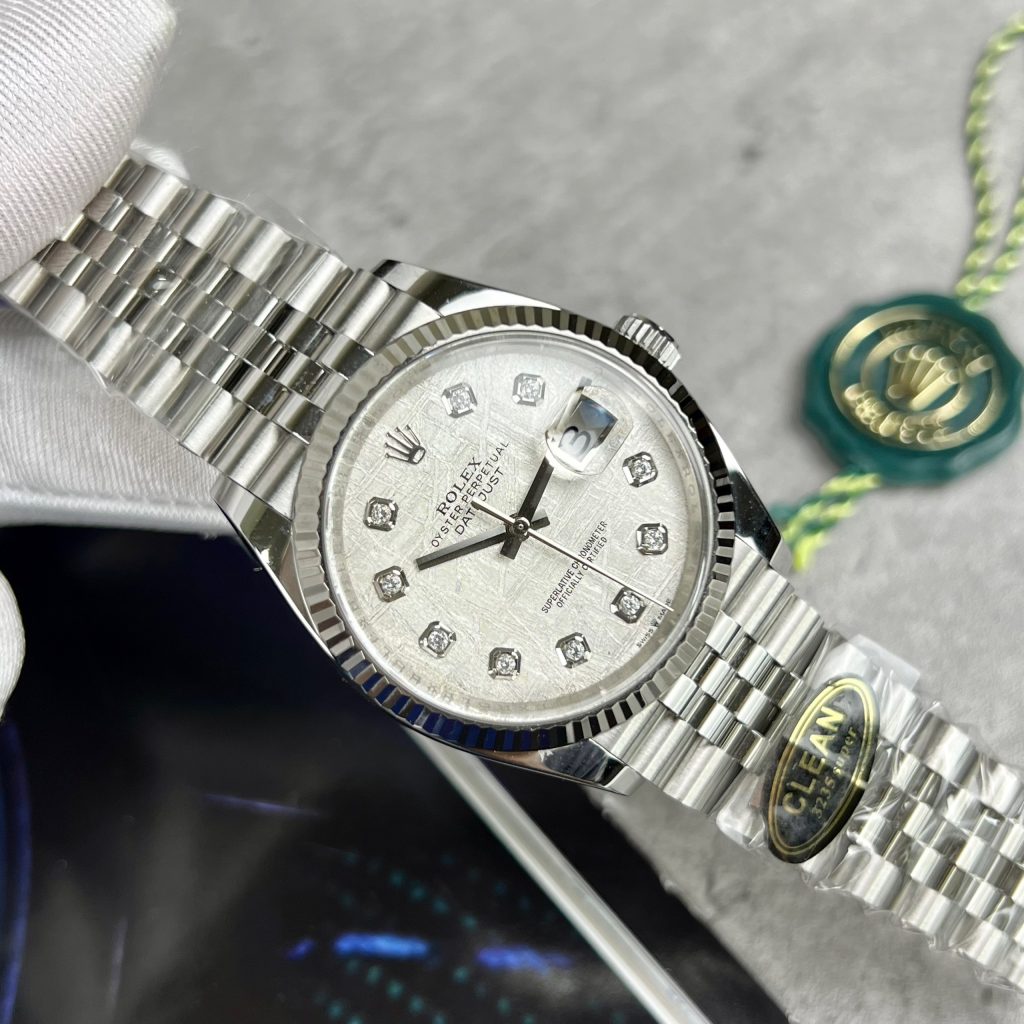 Rolex DateJust Meteorite Dial Best Replica Clean Factory 41mm