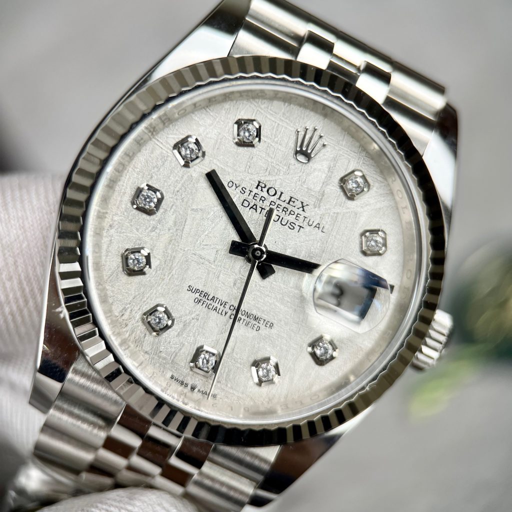 Rolex DateJust Meteorite Dial Best Replica Clean Factory 41mm