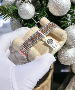 Rolex DateJust Moissanite Diamonds Bezel Chocolate Dial 31mm (3)