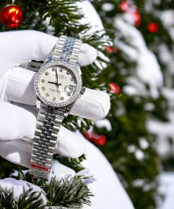 Rolex DateJust Moissanite Diamonds Bezel White Dial 31mm (6)