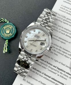Rolex DateJust Mother Of Pearl Dial Best Replica Clean Factory 41mm (2)