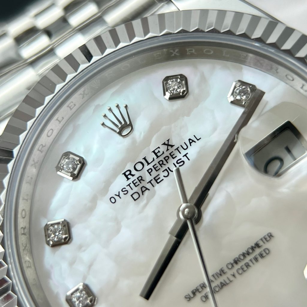 Rolex DateJust Mother Of Pearl Dial Best Replica Clean Factory 41mm (2)