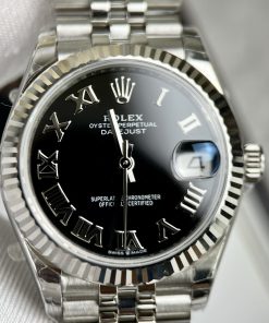 Rolex DateJust Replica Watch Black Dial EW Factory 31mm (1)