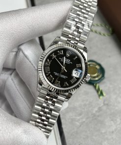 Rolex DateJust Replica Watch Black Dial EW Factory 31mm (1)