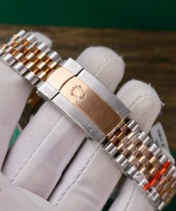 Rolex DateJust Replica Watches Rose Gold Wrapped 18K GM Factory 36mm (2)