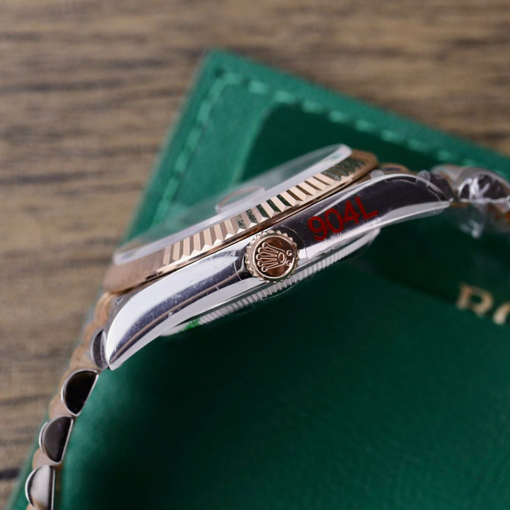 Rolex DateJust Replica Watches Rose Gold Wrapped 18K GM Factory 36mm (2)