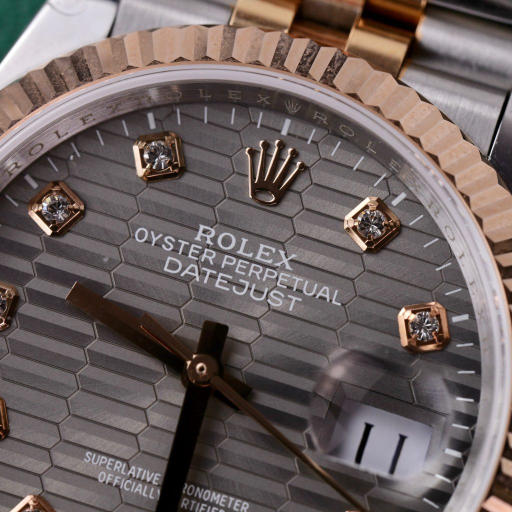 Rolex DateJust Replica Watches Rose Gold Wrapped 18K GM Factory 36mm (2)