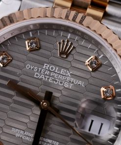 Rolex DateJust Replica Watches Rose Gold Wrapped 18K GM Factory 36mm (2)