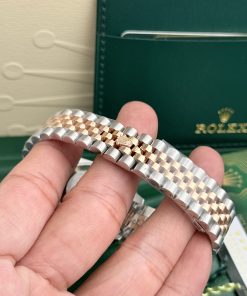 Rolex DateJust Super Fake Pink Dial Bezel Diamonds EW Factory Women's 31mm (1)