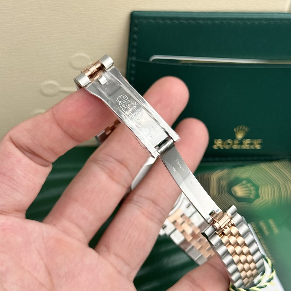 Rolex DateJust Super Fake Pink Dial Bezel Diamonds EW Factory Women's 31mm (1)