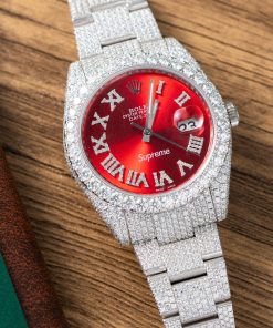 Rolex DateJust Supreme Custom Moissanite Diamonds Hong Kong Iced Out (1)