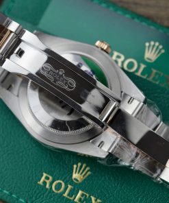 Rolex DateJust Wimbledon Dial Best Replica Gold Wrapped GM Factory 41mm (3)