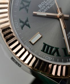 Rolex DateJust Wimbledon Dial Best Replica Gold Wrapped GM Factory 41mm (3)