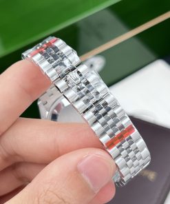 Rolex DateJust Women's Pink Dial Bezel CZ Diamonds EW Factory 31mm (3)