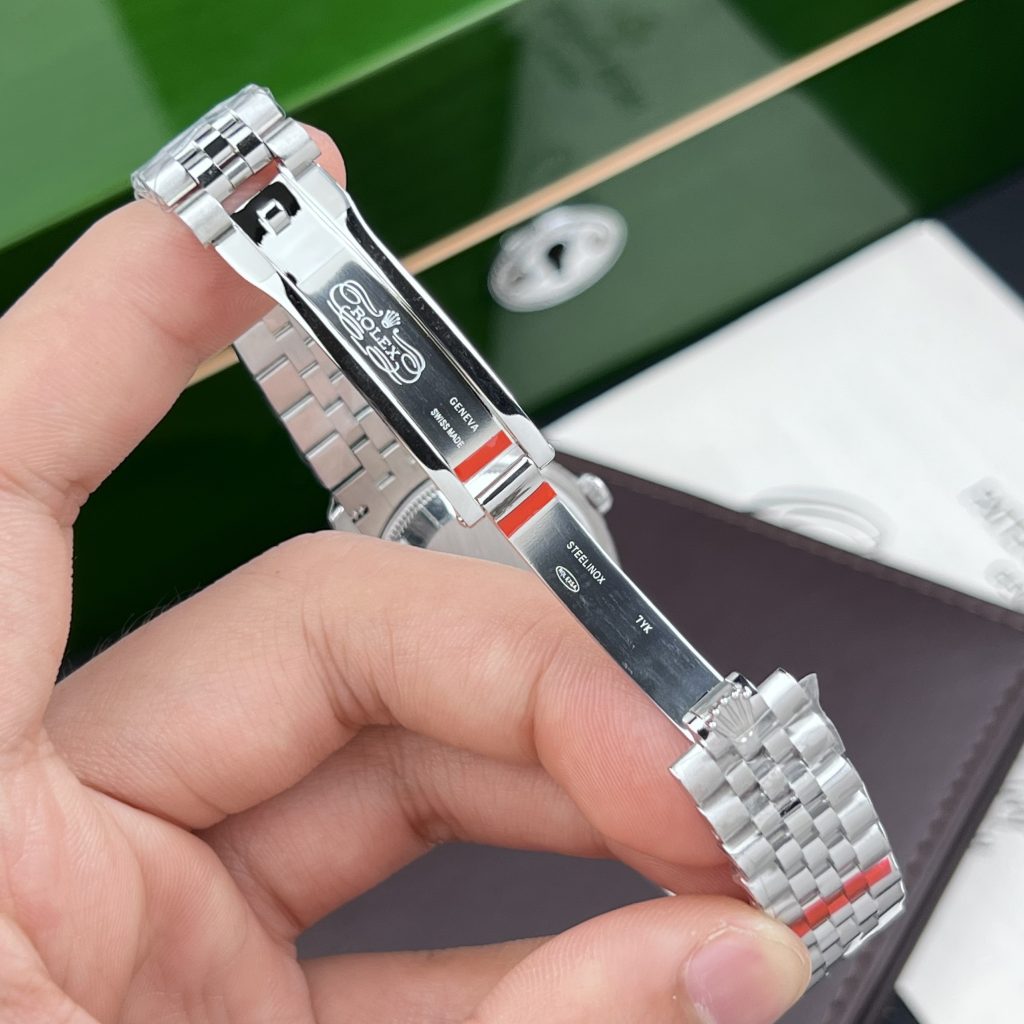 Rolex DateJust Women's Pink Dial Bezel CZ Diamonds EW Factory 31mm (3)