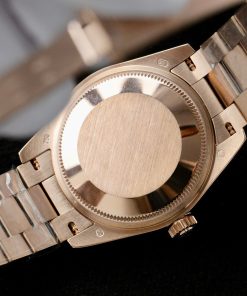 Rolex DateJust Womens Replica Watch Gold Wrapped + Moissanite Diamond Custom Hong Kong 31mm (2)