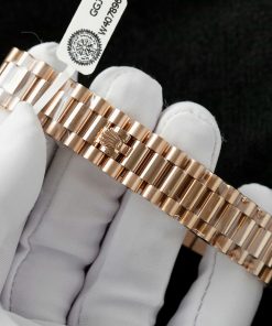 Rolex DateJust Womens Replica Watch Gold Wrapped + Moissanite Diamond Custom Hong Kong 31mm (2)