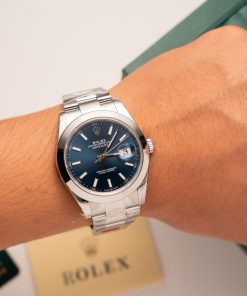 Rolex Datejust 126300 Replica Watches VS Factory Blue Dial 41mm (1)