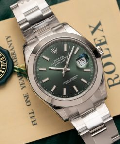 Rolex Datejust 126300 Replica Watches VS Factory Green Dial 41mm (1)