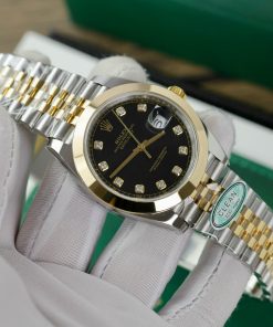 Rolex Datejust 126303 Black Dial Replica Watch Clean Factory 41mm (3)